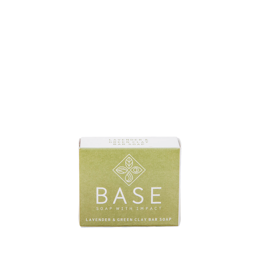 Base All-Natural Soap - Lavender and Green Clay