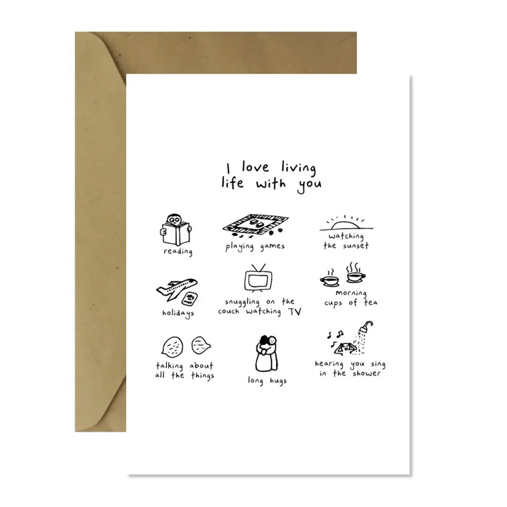 Greeting Card - Living Life With You