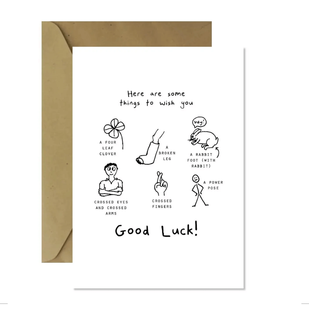 Greeting Card - Good Luck