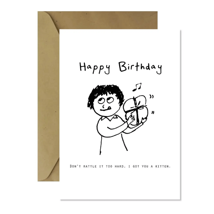 Greeting Card - Birthday Kitten