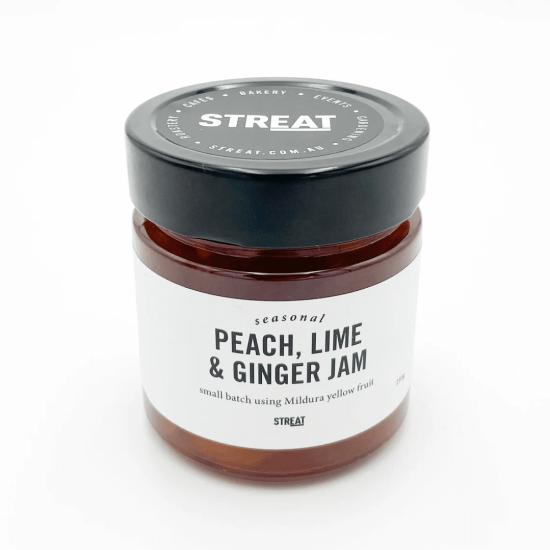 STREAT Peach, Lime & Ginger Jam