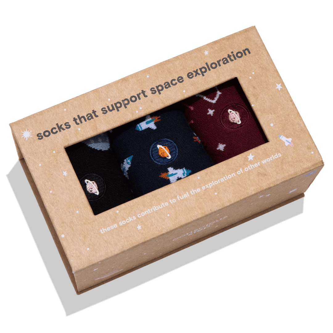 Boxed Set - Fairtrade Socks that Support Space Exploration