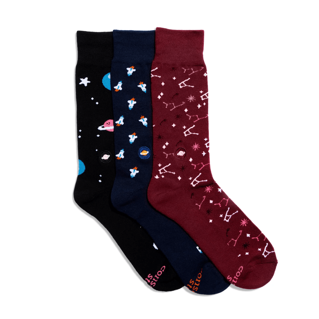 Boxed Set - Fairtrade Socks that Support Space Exploration